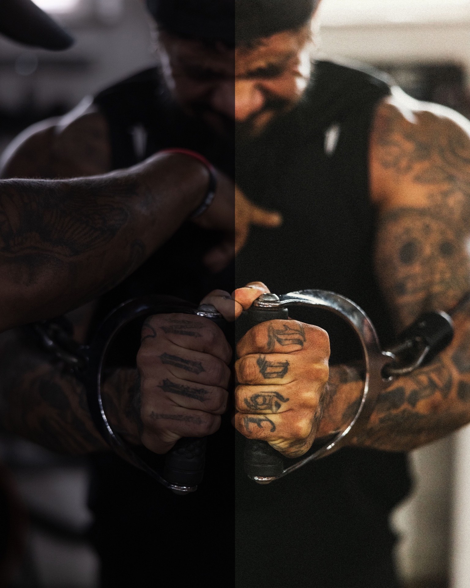 Everyday preset before and after comparison